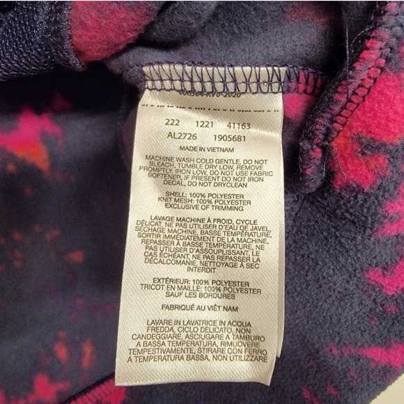 Columbia Ali Peak Fleece Multicolor Pullover Hoodie with Pockets - Picture 6 of 7